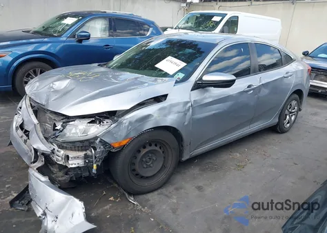 2016 Honda Civic Lx from USA, damaged, VIN 19XFC2F57GE239272